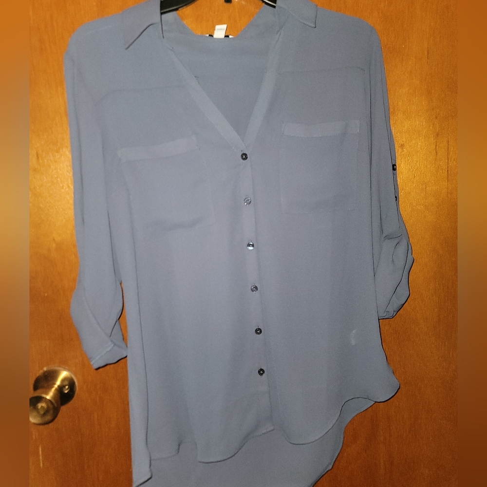 Express Button-Up Blouse - image 1